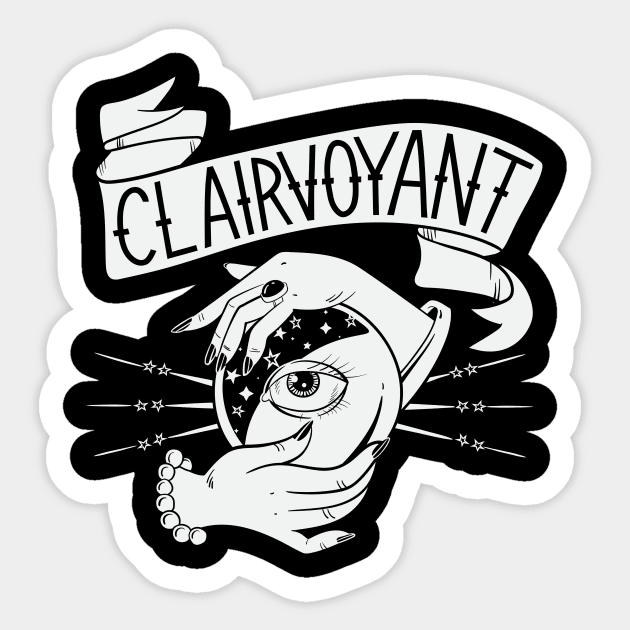 Clairvoyant Sticker by HeyRockee